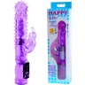 BAILE HAPPY BUNNY вибромассажер с вращат.-поступ.движ.+стимул. клитора, 3 скор. вибрации BW-037023-0603